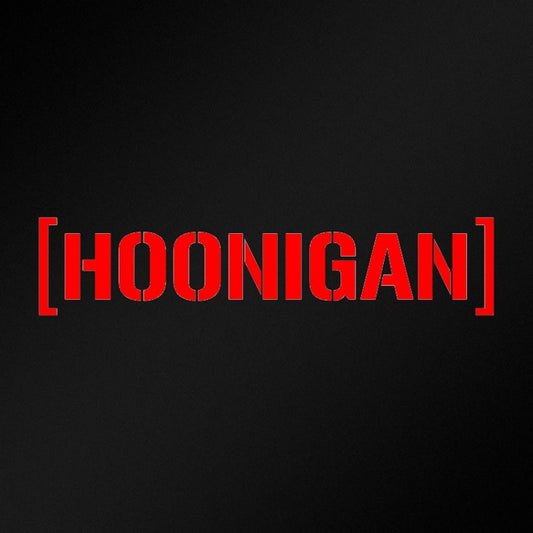 HOONIGAN Car Sticker Vinyl Auto Window Decal(Red) - Decorative Sticker by buy2fix | Online Shopping UK | buy2fix