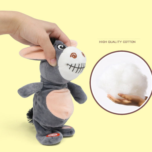 Electronic Pet Interactive Toy Smart Walking Talking Small Donkey Children Birthday Gift by buy2fix