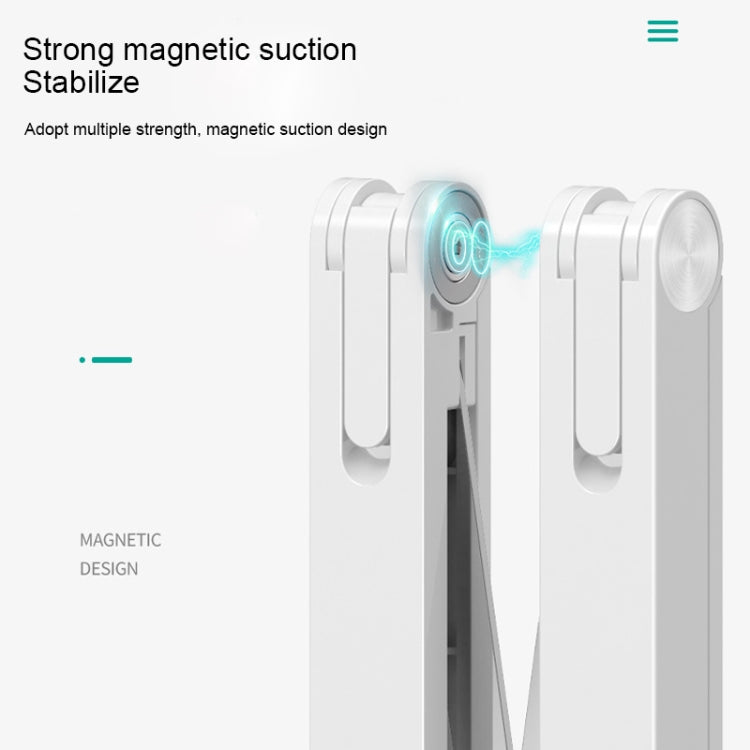 Folding Portable Lifting Desktop Cooling Height Angle Adjustable Laptop Bracket by buy2fix