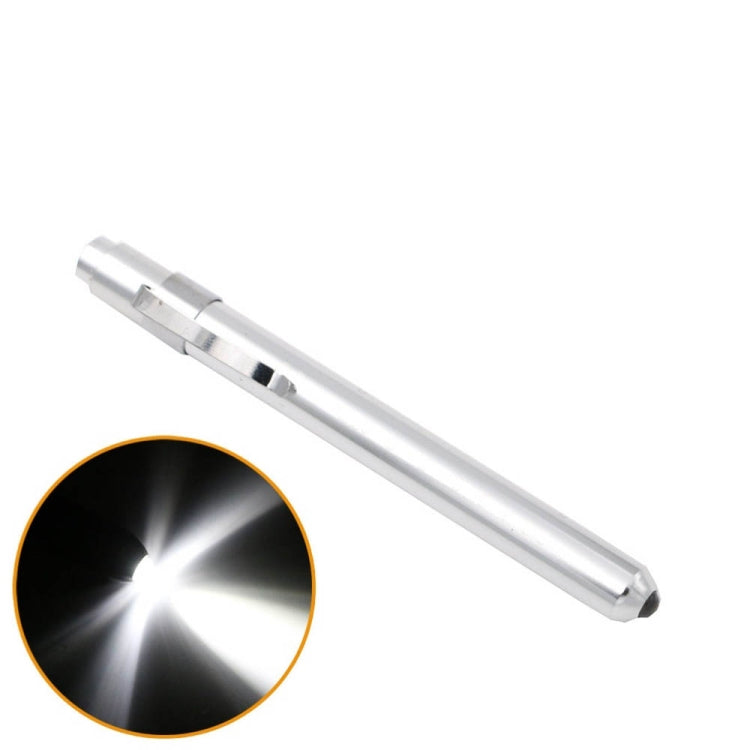 5 PCS Mini Pocket Penlight Torch Light LED Flashlight Mouth Ear Care Inspection Lamp(Silver) - LED Flashlight by buy2fix | Online Shopping UK | buy2fix