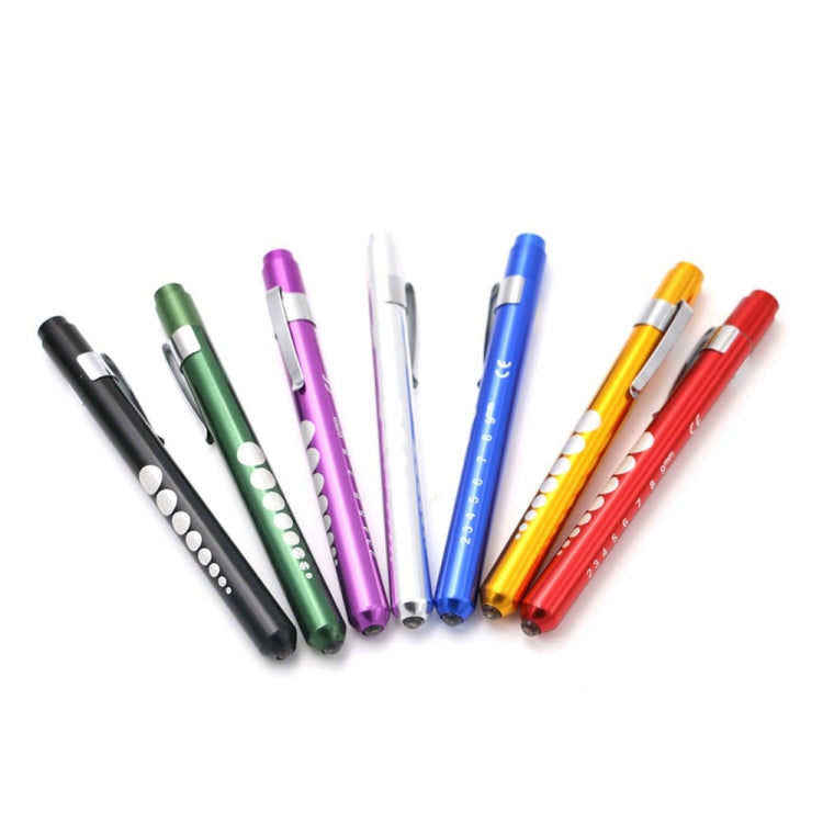 5 PCS Mini Pocket Penlight Torch Light LED Flashlight Mouth Ear Care Inspection Lamp(Silver) - LED Flashlight by buy2fix | Online Shopping UK | buy2fix