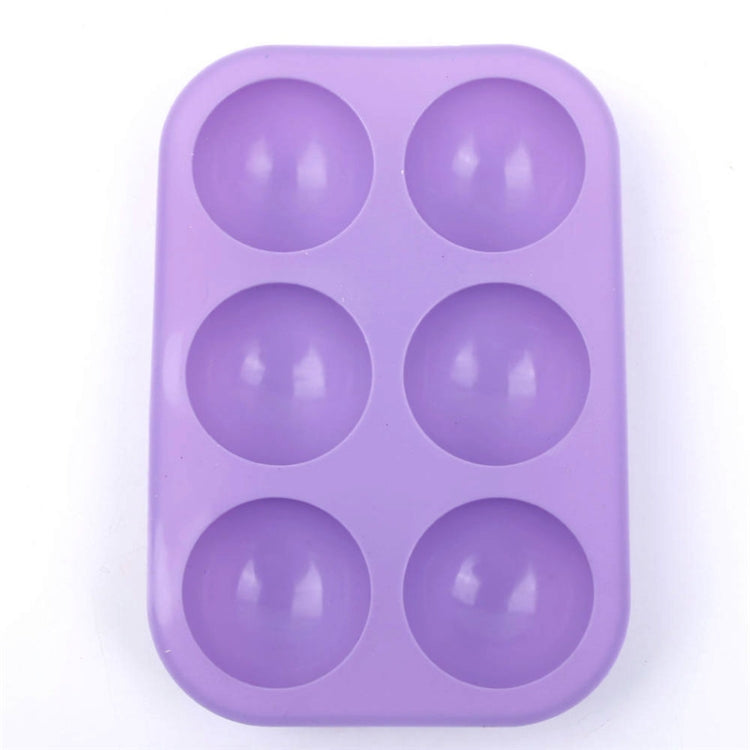 2 PCS 6 Even Small Semi-Circular Silicone Cake Mold Jelly Scented Candle Plaster Mold Random by buy2fix
