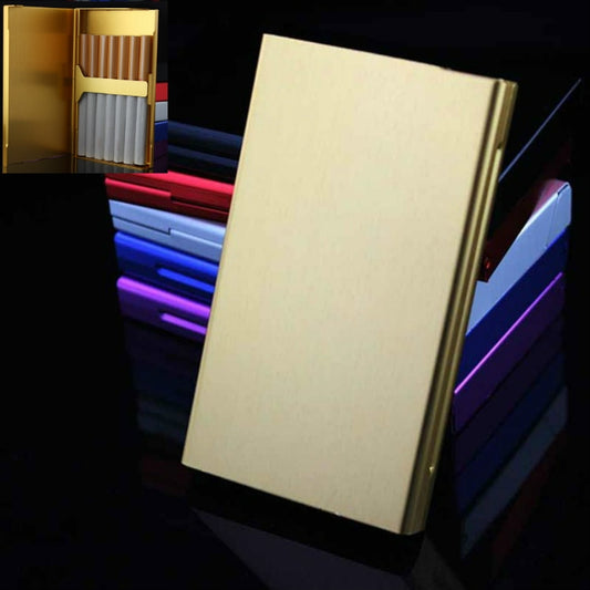 Ultra-thin Personality Creative Ladies Cigarette Case Metal Cigarette Case(Gold) - Cigarette Box & Ashtrays by buy2fix | Online Shopping UK | buy2fix