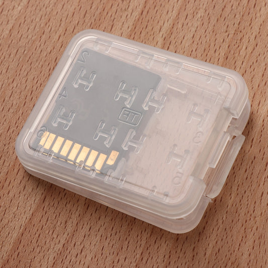 10 PCS Mini Transparent Multifunctional Storage Card Box - Card Case by buy2fix | Online Shopping UK | buy2fix