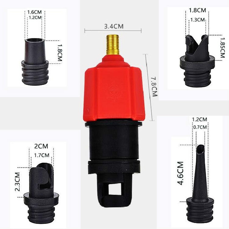 Surfing Paddle Board Rubber Boat Inflatable Bed Air Valve Adapter Car Air Pump Adapter(Blue) - Inflatable Pump by buy2fix | Online Shopping UK | buy2fix