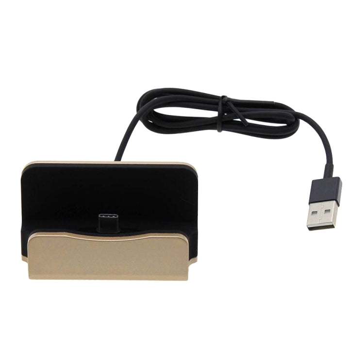 USB-C / Type-C 3.1 Sync Data / Charging Dock Charger(Gold) - Dock Charger by buy2fix | Online Shopping UK | buy2fix