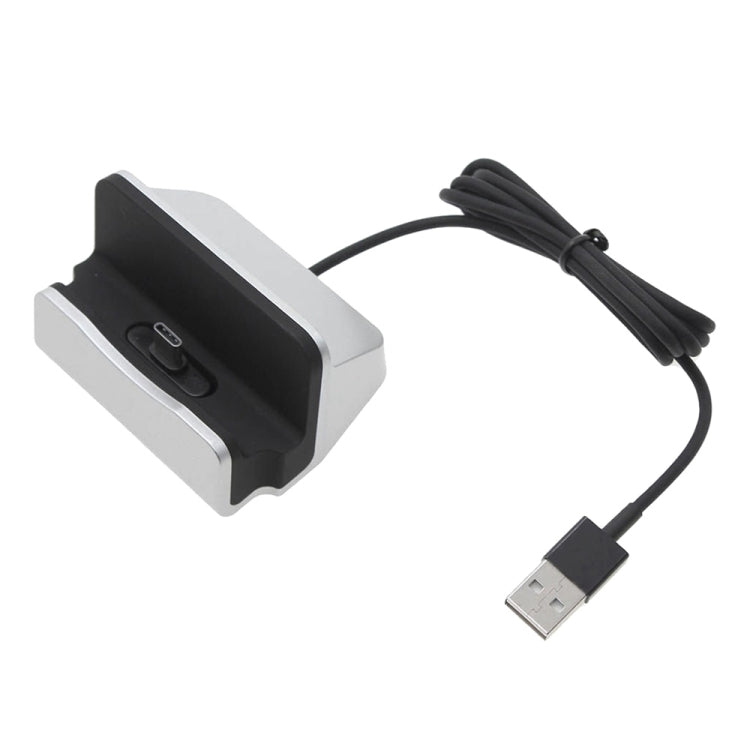 USB-C / Type-C 3.1 Sync Data / Charging Dock Charger(Silver) - Dock Charger by buy2fix | Online Shopping UK | buy2fix