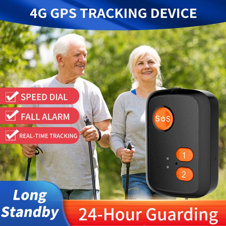 V51 A Style IP67 Waterproof 4G LTE 3G 2G GSM Elderly SOS Button Emergency Alarm GPS Tracker For Asia/Europe/Africa/Australia - Personal Tracker by buy2fix | Online Shopping UK | buy2fix