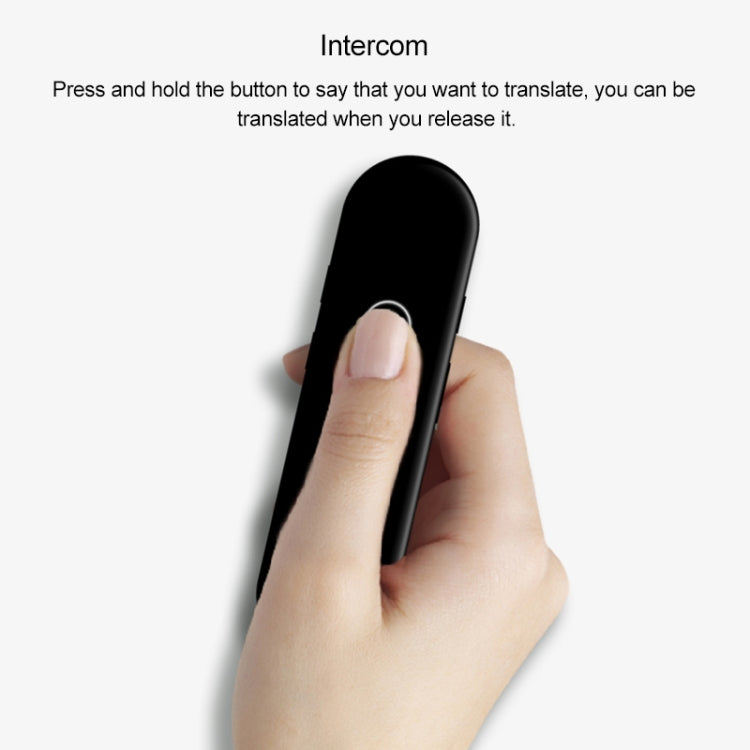 T4 Portable AI Smart Voice Translator Business Travel Real Time Translation Machine Support 42 Languages (Black) - by buy2fix | Online Shopping UK | buy2fix