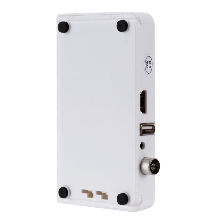 HDMI+AV OUT 1080P Digital Satellite Receiver HD TV DVB-T-T2 TV Box AV Tuner Combo Converter with Remote Control, Support MPEG4(White) by buy2fix