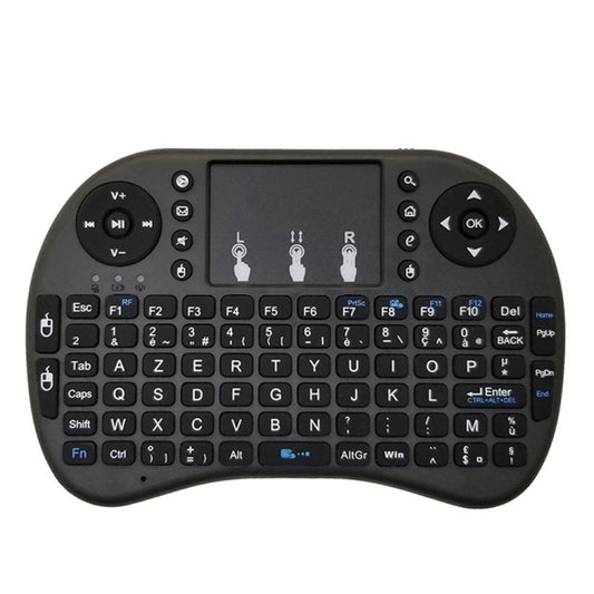 Support Language: French i8 Air Mouse Wireless Keyboard with Touchpad for Android TV Box & Smart TV & PC Tablet & Xbox360 & PS3 & HTPC/IPTV by buy2fix