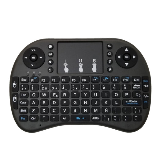 Support Language: Spanish i8 Air Mouse Wireless Keyboard with Touchpad for Android TV Box & Smart TV & PC Tablet & Xbox360 & PS3 & HTPC/IPTV by buy2fix