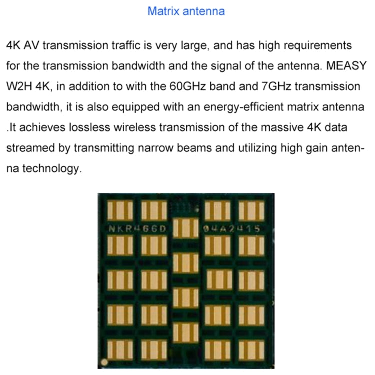 Measy W2H 60GHz 4K Ultra HD Wireless Transmission Kit, Transmission Distance: 30m, UK Plug - Set Top Box & Accessories by Measy | Online Shopping UK | buy2fix