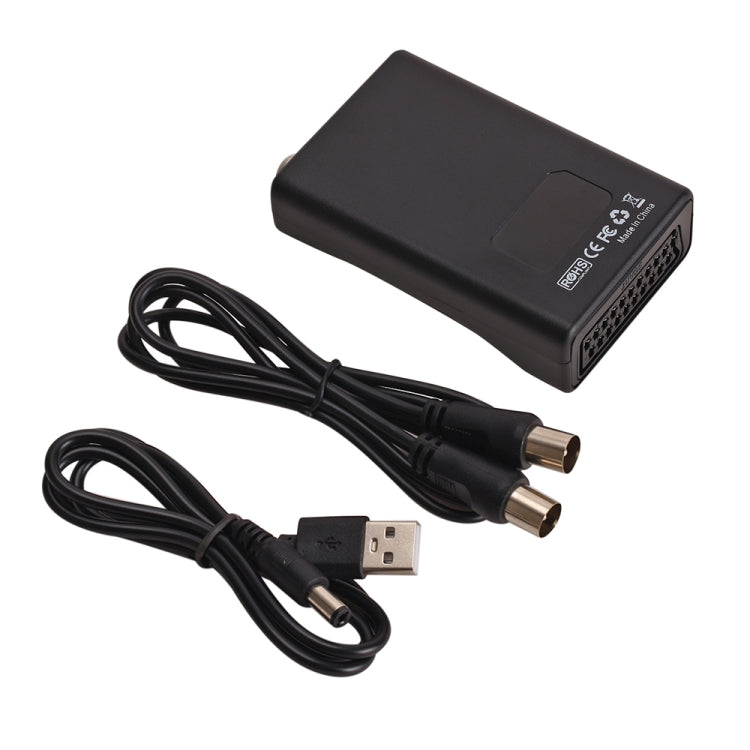 SCART to RF Video Converter, Support RF67.25MHz, 61.25MHz - DVB-T & Analog Solutions by buy2fix | Online Shopping UK | buy2fix