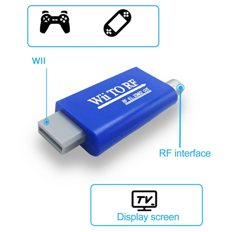61.25MHz Wii to RF TV Signal Converter - DVB-T & Analog Solutions by buy2fix | Online Shopping UK | buy2fix