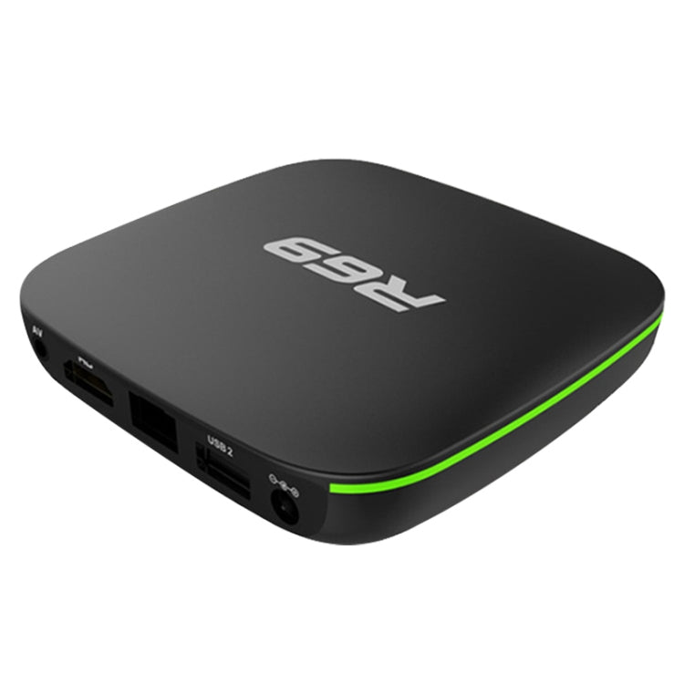 R69 1080P HD Smart TV BOX Android 4.4 Media Player with Remote Control, Quad Core Allwinner H3, RAM: 1GB, ROM: 8GB, 2.4G WiFi, LAN, EU Plug - Allwinner H3 by buy2fix | Online Shopping UK | buy2fix