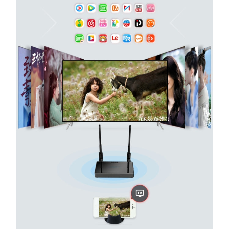 Z1 Wireless HDMI Screen Display Dongle Receiver + Transmitter Kit(Black) - Wireless Display Dongle by buy2fix | Online Shopping UK | buy2fix
