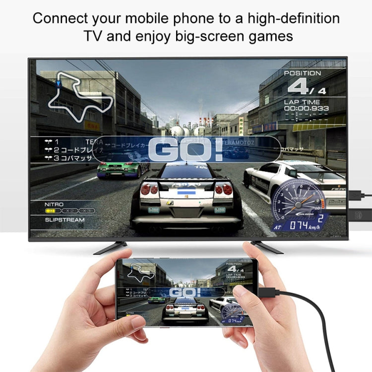 UC502 USB-C / Type-C 4K 60Hz HDTV Plastic Cable by buy2fix