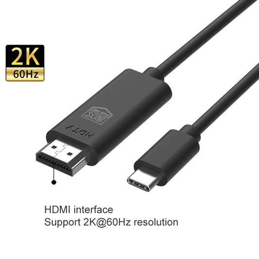 UC506 USB-C / Type-C to HDMI 2K 60Hz HDTV Cable by buy2fix