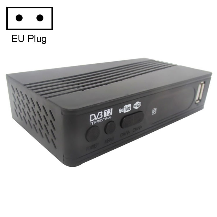T15-T2 1080P Full HD DVB-TC/C Receiver Set-Top Box, EU Plug - DVB-T & Analog Solutions by buy2fix | Online Shopping UK | buy2fix