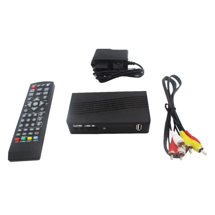 T15-T2 1080P Full HD DVB-TC/C Receiver Set-Top Box, EU Plug - DVB-T & Analog Solutions by buy2fix | Online Shopping UK | buy2fix