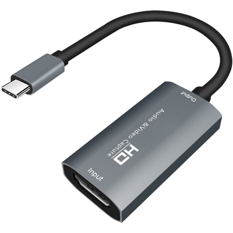 Z29A HDMI Female to USB-C / Type-C Male Video Audio Capture Box(Grey) - Video Capture Solutions by buy2fix | Online Shopping UK | buy2fix