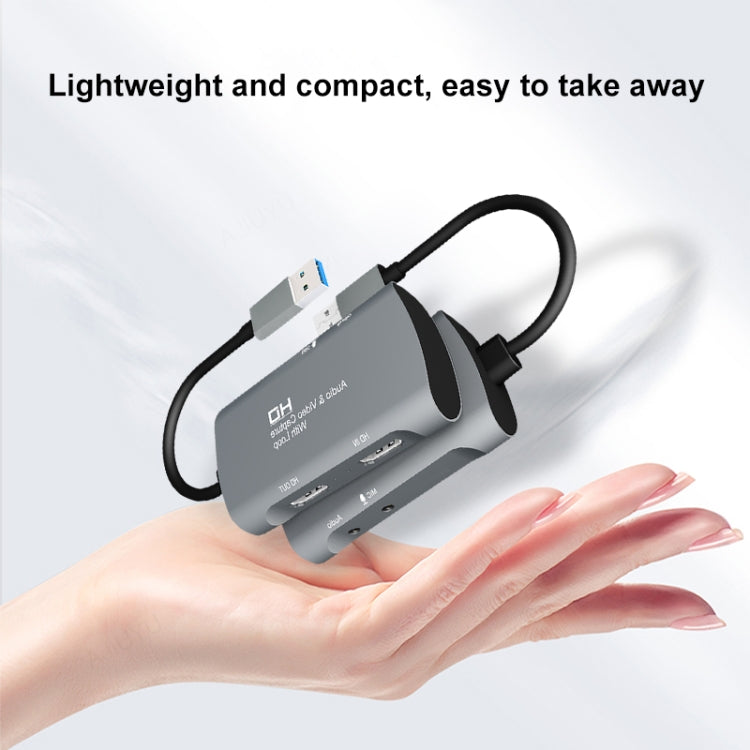 Z30 HDMI Female + Mic to HDMI Female + Audio + USB 2.0 Video Capture Box - Video Capture Solutions by buy2fix | Online Shopping UK | buy2fix