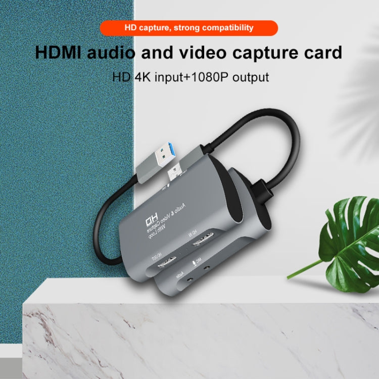 Z30 HDMI Female + Mic to HDMI Female + Audio + USB 2.0 Video Capture Box - Video Capture Solutions by buy2fix | Online Shopping UK | buy2fix