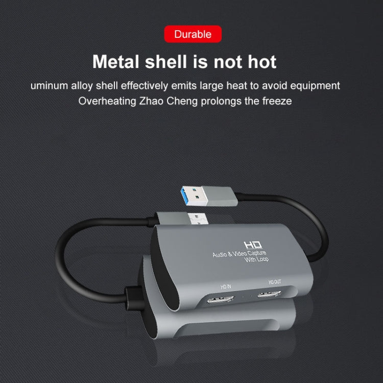 Z31 HDMI Female to HDMI Female + Audio + USB 2.0 Video Capture Box - Video Capture Solutions by buy2fix | Online Shopping UK | buy2fix