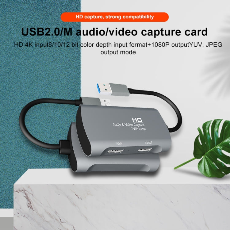Z31 HDMI Female to HDMI Female + Audio + USB 2.0 Video Capture Box - Video Capture Solutions by buy2fix | Online Shopping UK | buy2fix