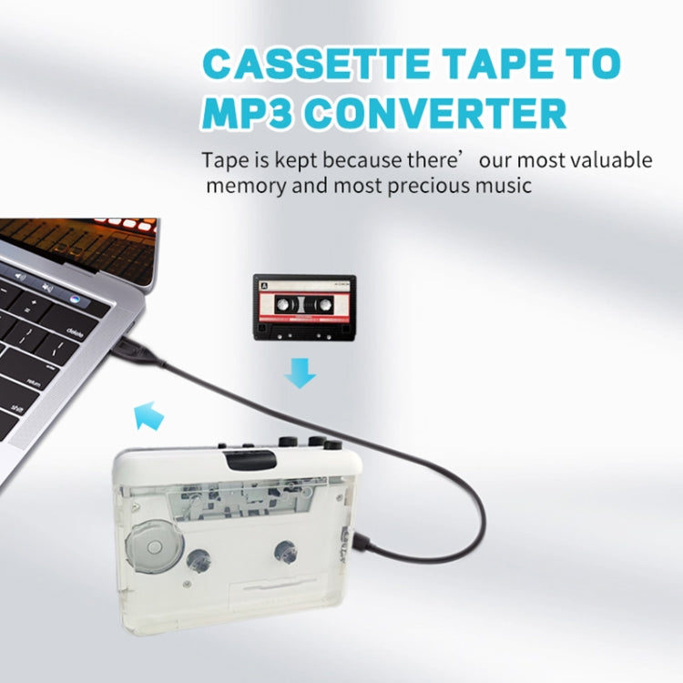 YY001 USB Cassette Player Tape To MP3 Converter - Tape Converter by buy2fix | Online Shopping UK | buy2fix