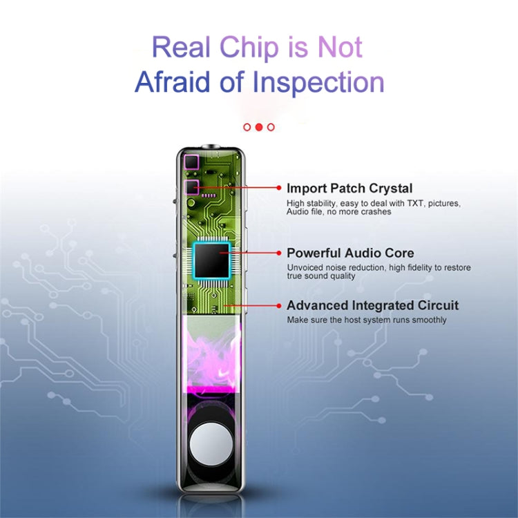 Q33 External Play MP3 Voice Control High Definition Noise Reduction Recording Pen, 4G, Support Password Protection & One-touch Recording - by buy2fix | Online Shopping UK | buy2fix