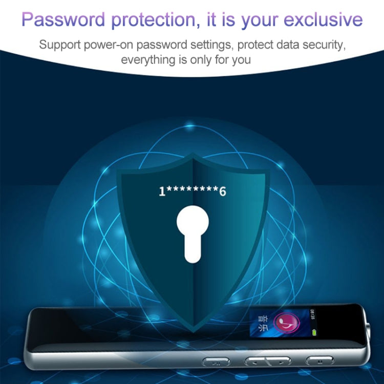 Q33 External Play MP3 Voice Control High Definition Noise Reduction Recording Pen, 4G, Support Password Protection & One-touch Recording - by buy2fix | Online Shopping UK | buy2fix