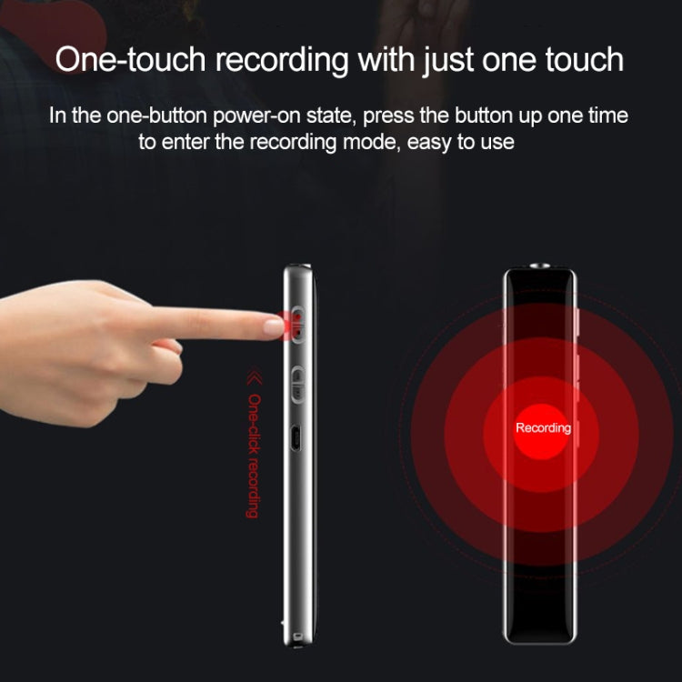 Q33 External Play MP3 Voice Control High Definition Noise Reduction Recording Pen, 4G, Support Password Protection & One-touch Recording - by buy2fix | Online Shopping UK | buy2fix