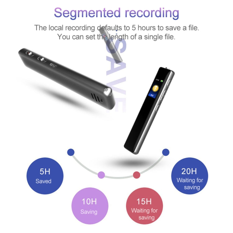 Q33 External Play MP3 Voice Control High Definition Noise Reduction Recording Pen, 4G, Support Password Protection & One-touch Recording - by buy2fix | Online Shopping UK | buy2fix
