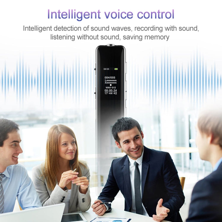 Q33 External Play MP3 Voice Control High Definition Noise Reduction Recording Pen, 4G, Support Password Protection & One-touch Recording - by buy2fix | Online Shopping UK | buy2fix