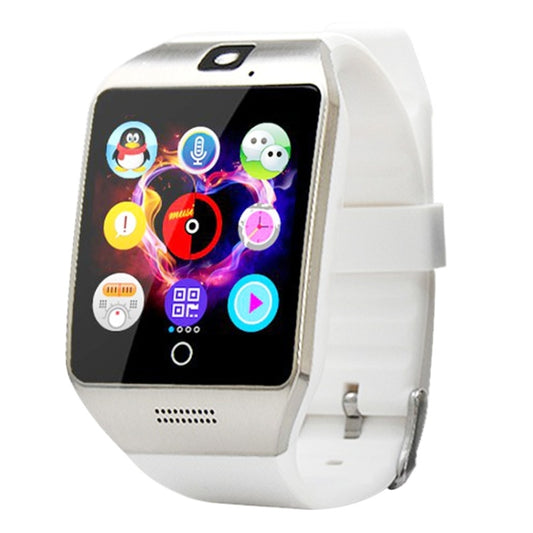 Q18S 1.54 inch IPS Screen MTK6260A Bluetooth 3.0 Smart Watch Phone, Pedometer / Sedentary Reminder / Sleeping Monitor / Anti-Loss / Remote Camera / GSM / 0.3M Camera (White + Silver) by buy2fix