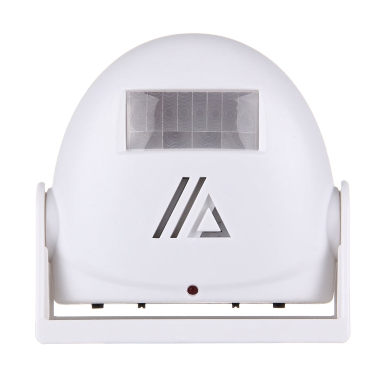 5301 Wireless Infrared Motion Sensor Welcome Alarm Intelligent Greeting Warning Doorbell, IR Distance: 10m(White) - Sensor Doorbell by buy2fix | Online Shopping UK | buy2fix
