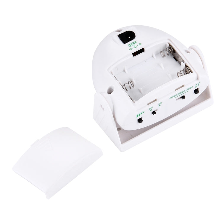 5301 Wireless Infrared Motion Sensor Welcome Alarm Intelligent Greeting Warning Doorbell, IR Distance: 10m(White) - Sensor Doorbell by buy2fix | Online Shopping UK | buy2fix
