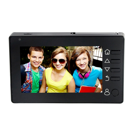 M4300D 4.3 inch TFT Color Display Screen 3.0MP Security Camera Video Smart Doorbell, Support TF Card (32GB Max) & Night Vision & Motion Detection (Black) by buy2fix