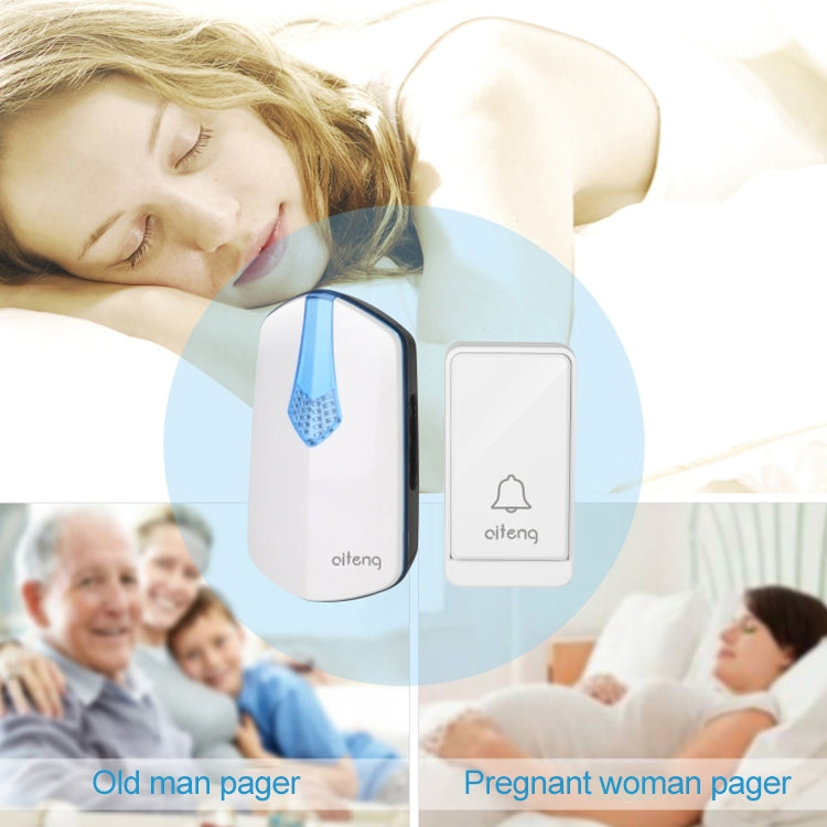 AITENG V026J Wireless Batteryless WIFI Doorbell, EU Plug by AITENG