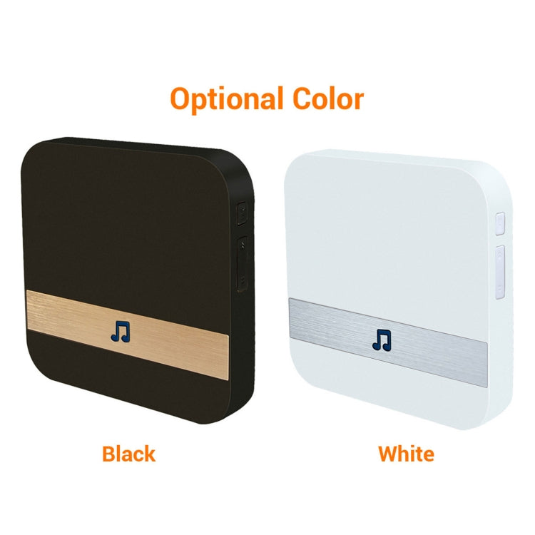 B10 52 Chimes 110dB Doorbell Receiver Low Power Consumption Home Door Tools, EU Plug, AC 90-260V (Black) - Wireless Doorbell by buy2fix | Online Shopping UK | buy2fix