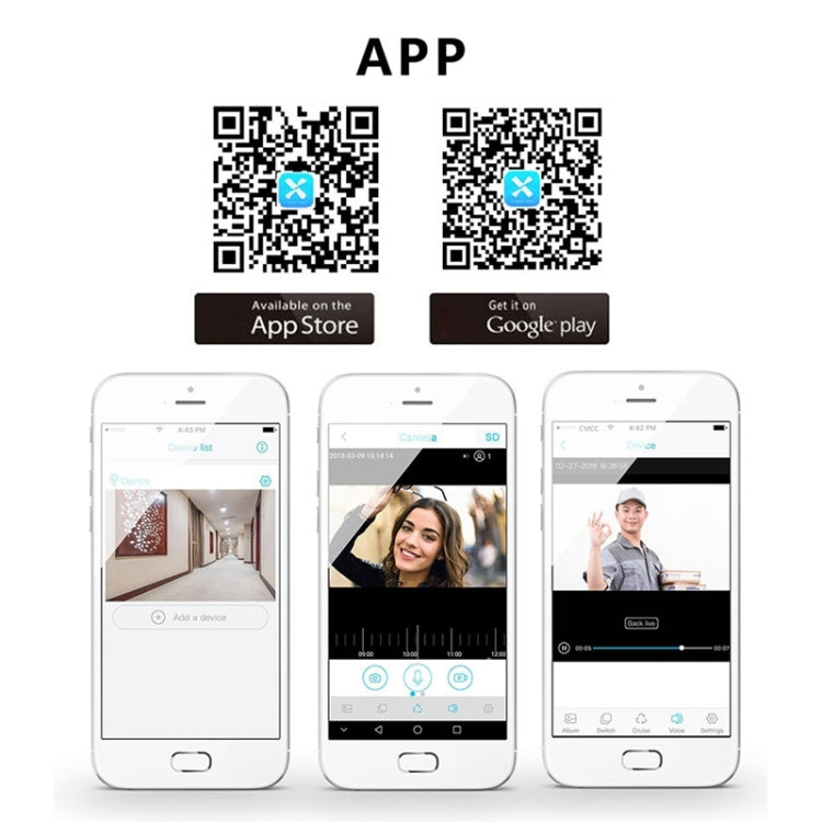 M108 720P 6400mAh Smart WIFI Video Visual Doorbell,Support Phone Remote Monitoring & Real-time Voice Intercom (Black) by buy2fix