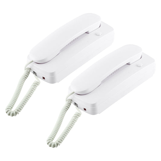 109DC Two-way High-definition Wired Intercom Doorphone (White) - Other Device by buy2fix | Online Shopping UK | buy2fix