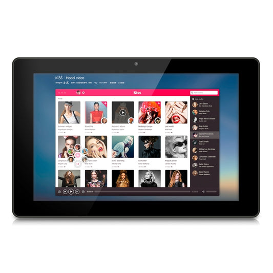 HSD1020T Touch Screen All in One PC with Holder, 2GB+16GB, 10.1 inch IPS Android 8.1 RK3288 Octa Core Up to 1.5GHz, Support OTG & Bluetooth & WiFi, EU/US/UK Plug(Black) by buy2fix