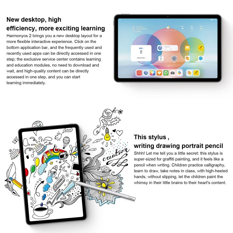 Huawei MatePad 10.4 BAH4-W19 WiFi, 10.4 inch, 6GB+128GB, HarmonyOS 2 Qualcomm Snapdragon 778G 4G Octa Core up to 2.42GHz, Support Dual WiFi, OTG, Not Support Google Play (Blue) by Huawei