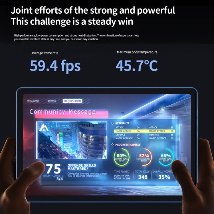 BDF P60 4G LTE Tablet PC, 10.36 inch, 8GB+128GB, Android 11.0 MTK6762 Octa Core, Support Dual SIM & Bluetooth & WiFi, EU Plug(Grey) - BDF by BDF | Online Shopping UK | buy2fix