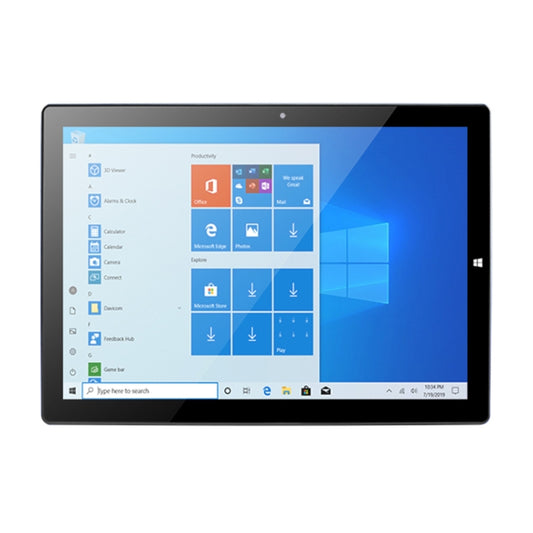 W10 2 in 1 Tablet PC, 10.1 inch, 6GB+64GB, Windows 10 System, Intel Gemini Lake N4120 Quad Core up to 2.6GHz, with Keyboard & Stylus Pen, Support Dual Band WiFi & Bluetooth & TF Card & HDMI, US Plug by buy2fix