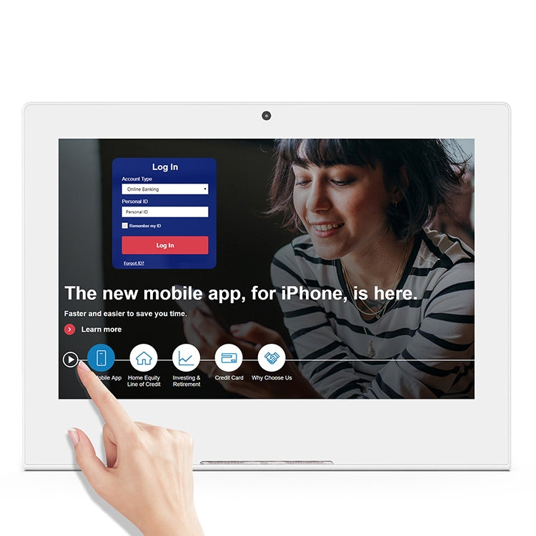 10.1 inch IPS Screen All in One PC, 1GB+16GB, Android 6.0, Quad Core Cortex A17, 1.2G, RK3128, Support RJ45 & Bluetooth & WiFi & TF Card & HDMI (White) - All in One PC by buy2fix | Online Shopping UK | buy2fix