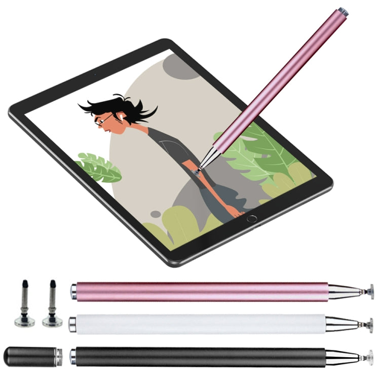 JD01 Universal Magnetic Pen Cap + Disc + Spare Pen Head Stylus Pen for Smart Tablets and Mobile Phones(Black) - Stylus Pen by buy2fix | Online Shopping UK | buy2fix